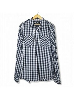 Bongo Plaid Button Down Shirt XL